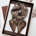 Women's Floral Satin Hair Scarf