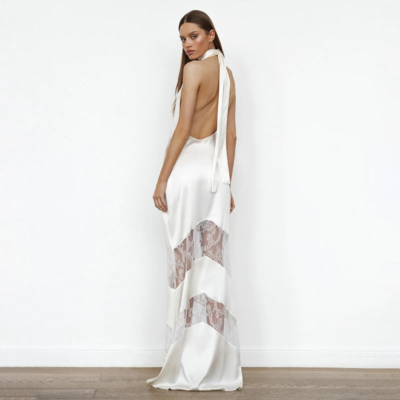 Women Elegant Backless Party & Evening Gown