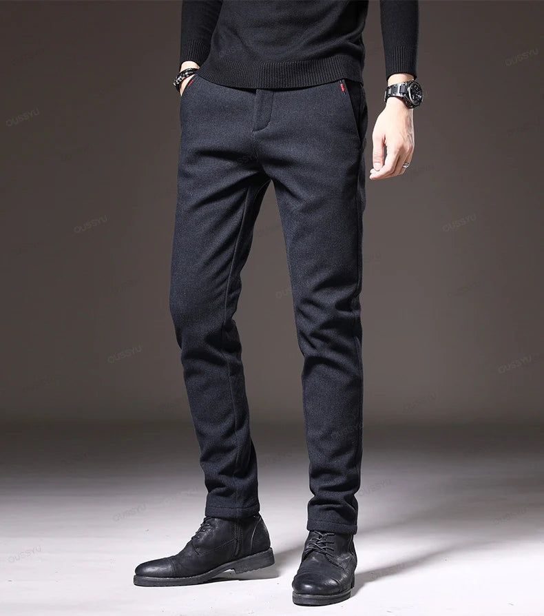 Men's Fleece-Lined Winter Pants