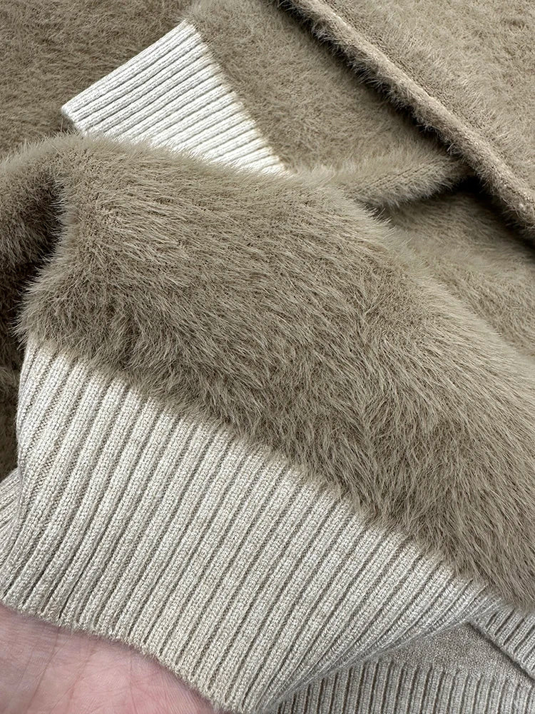Women's Warm Turtleneck Knit Sweater